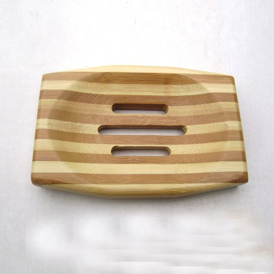 Supplier Eco-friendly bamboo wooden soap box  bamboo soap dish for bathroom